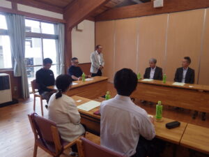 つくばね森林組合来所