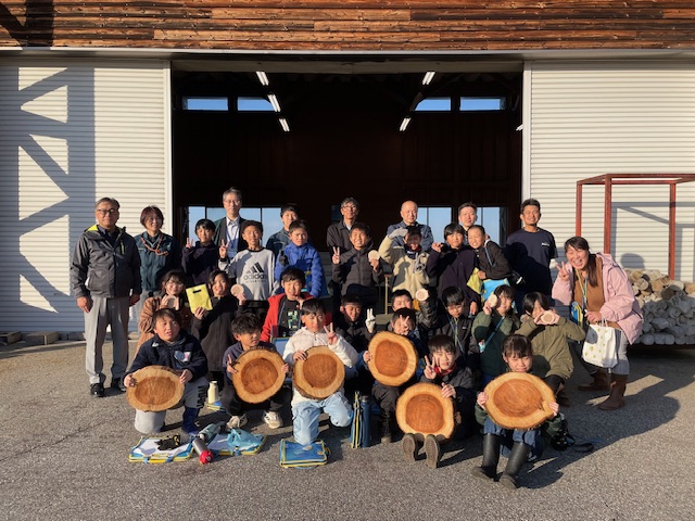 立山北部小学校　林業体験教室